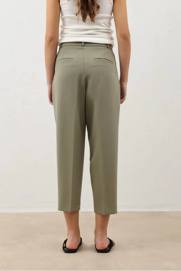 Antioch Khaki Women's Trousers with Pens