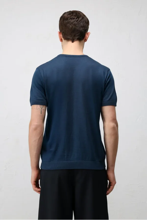 Antioch İndigo Comfort Slim Triko T-Shirt