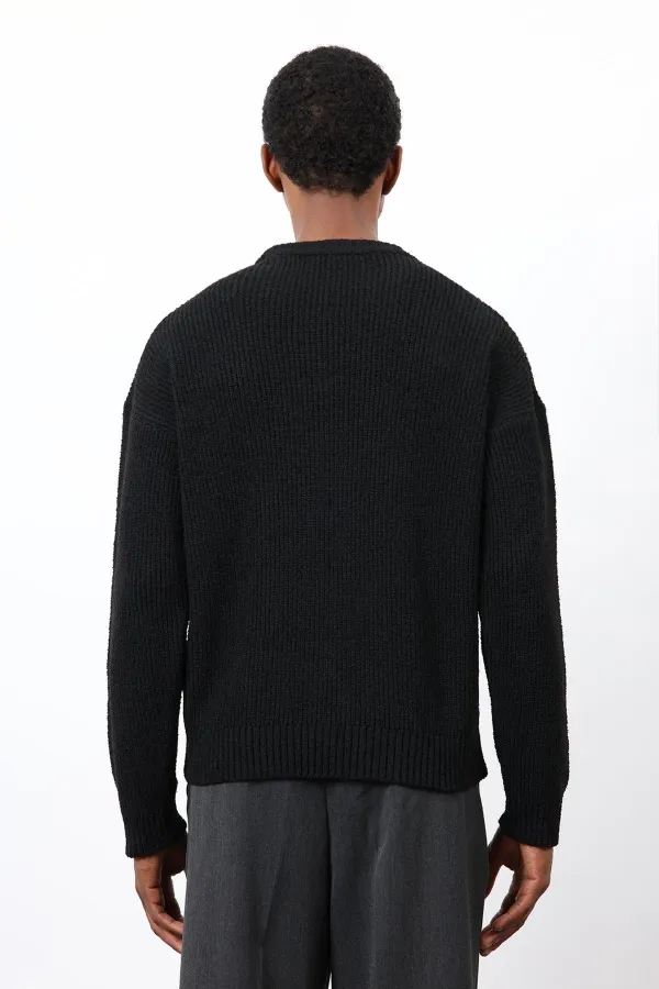 Antioch Black Knitted Men's Sweater