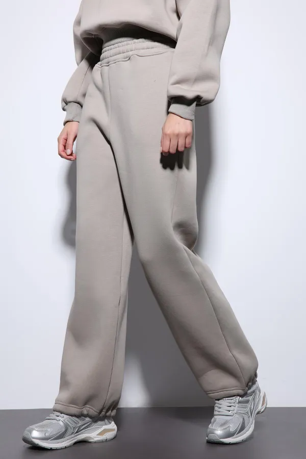 Antioch Light Mink Basic Adjustable Hem Women's Sweatpants