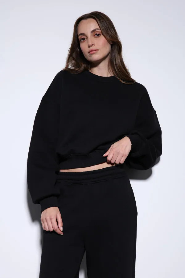 Antioch Black Basic Women's Sweatshirt