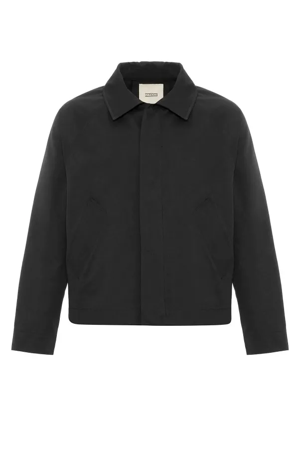 Antioch Black Crop Fit Spring Men's Jacket
