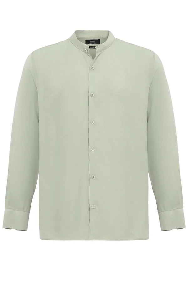 Antioch Açık Yeşil Hakim Yaka Regular Fit Erkek Gömlek