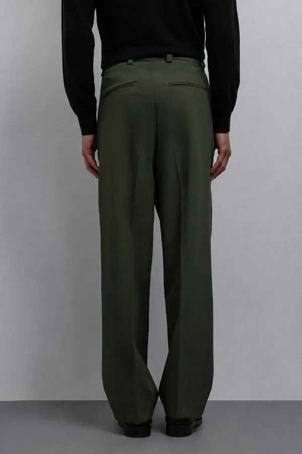 Antioch Açık Haki Relax Fit Baggy Pilili Erkek Pantolon Antioch Açık Haki Relax Fit Baggy Pilili Erkek Pantolon