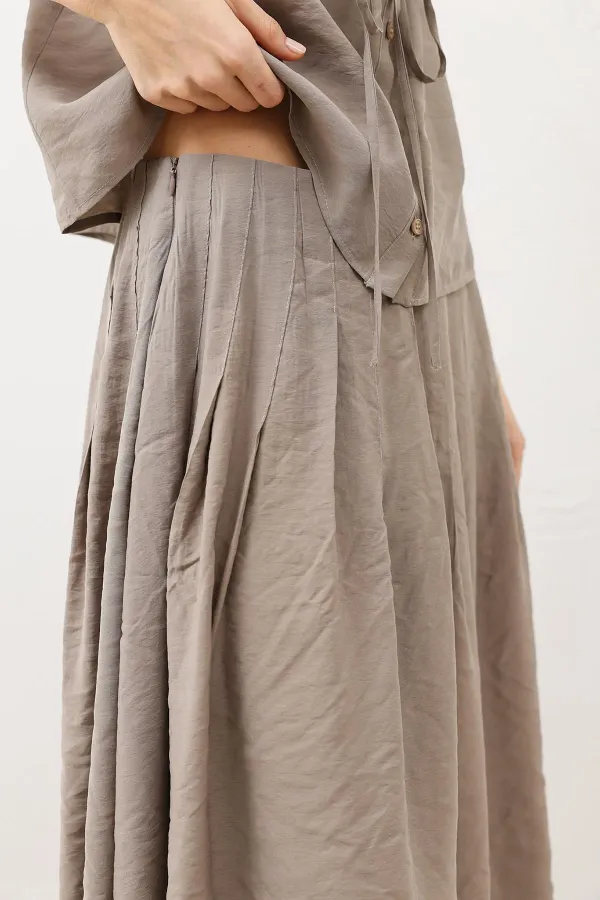 Antioch Vizon Dökümlü Kadın Etek