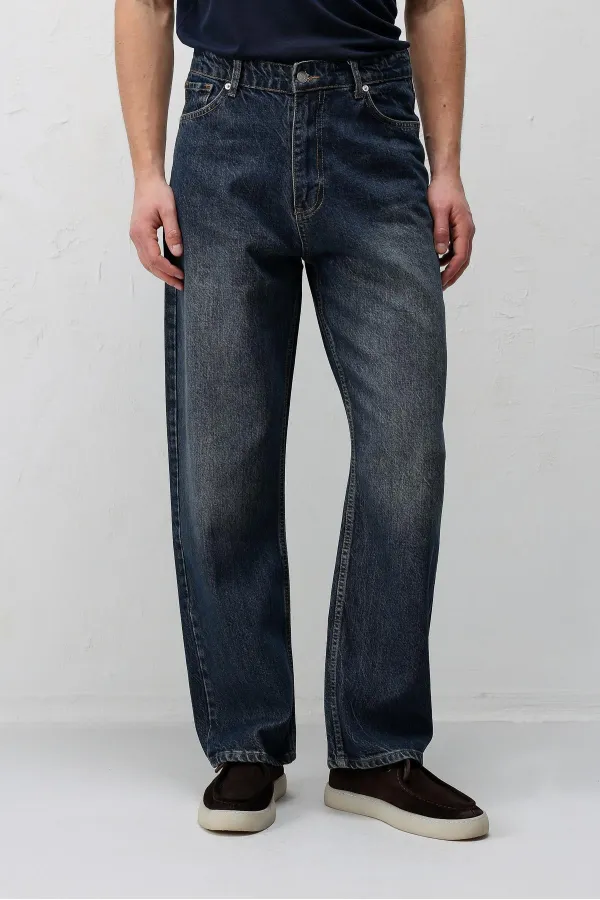 Antioch Blue Baggy Fit Men's Jeans