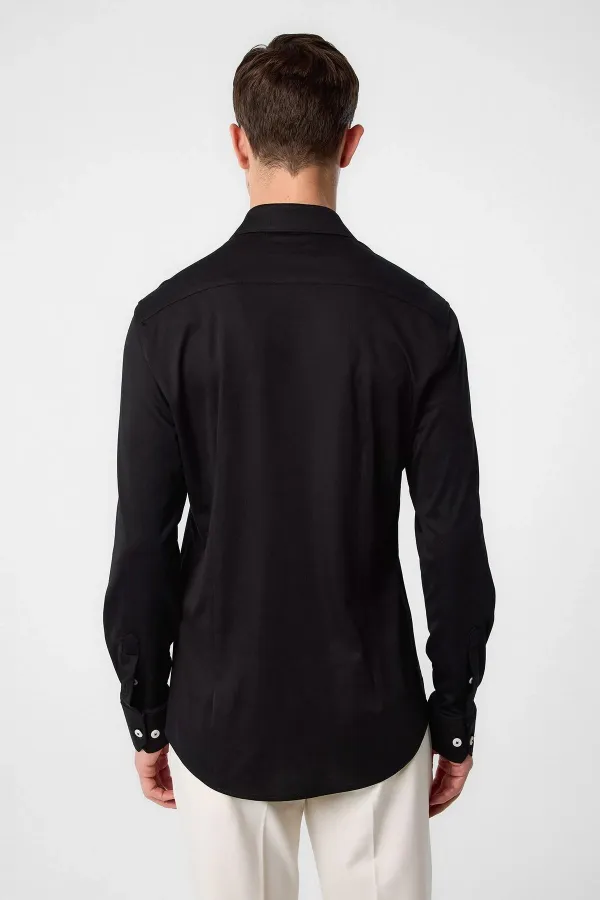 Antioch Siyah Slim Fit Erkek Gömlek