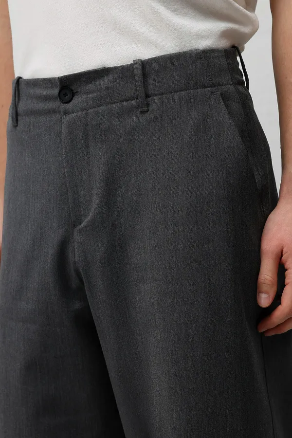 Antioch Grey Relaxed Fit Men's Trousers