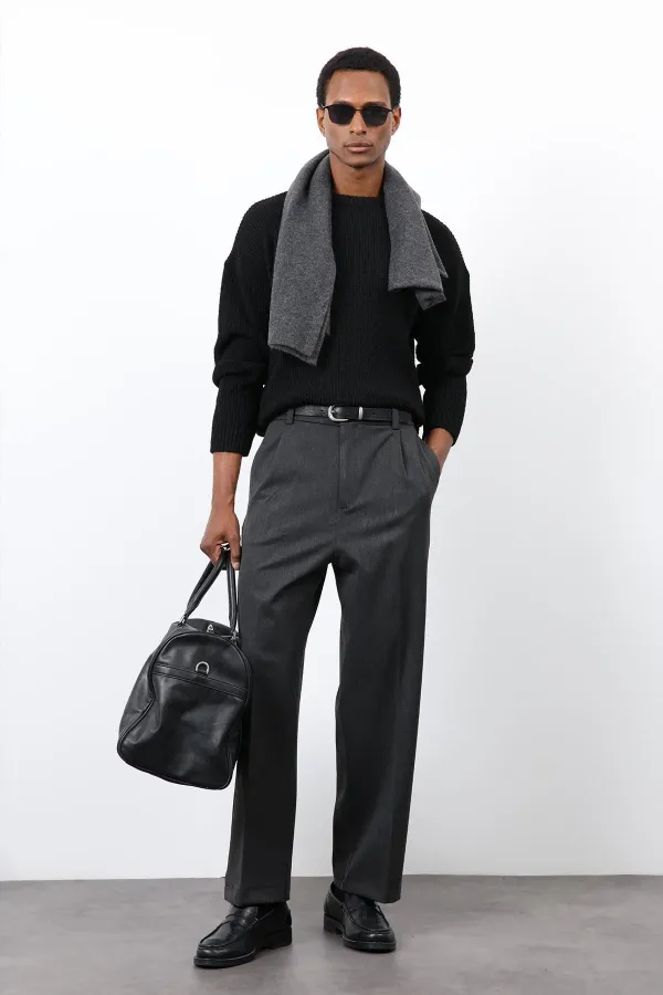 Antioch Black Knitted Men's Sweater