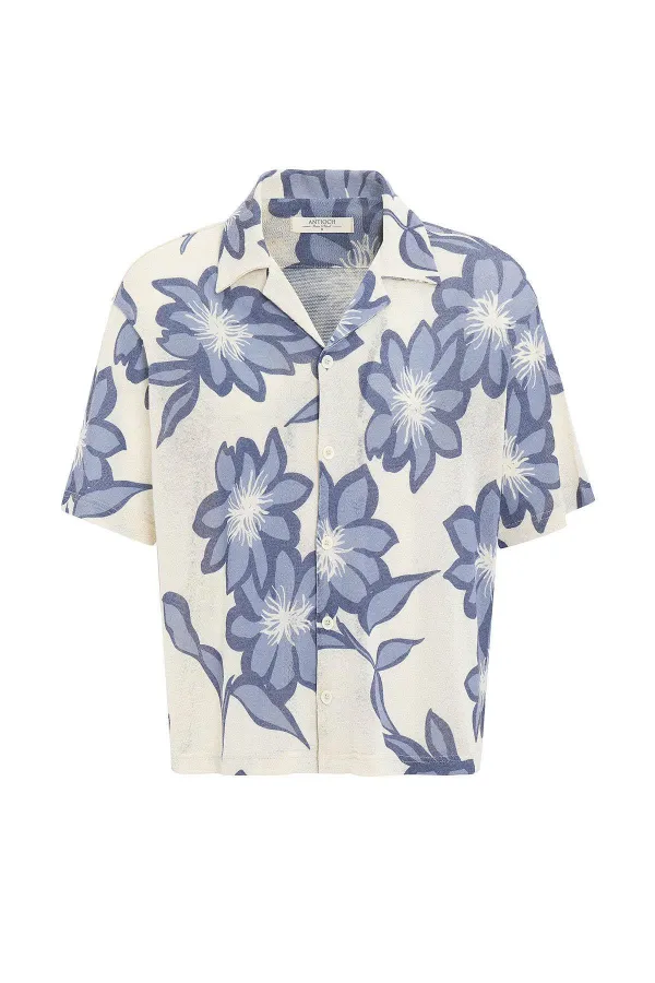 Antioch Blue Patterned Men's Shirt