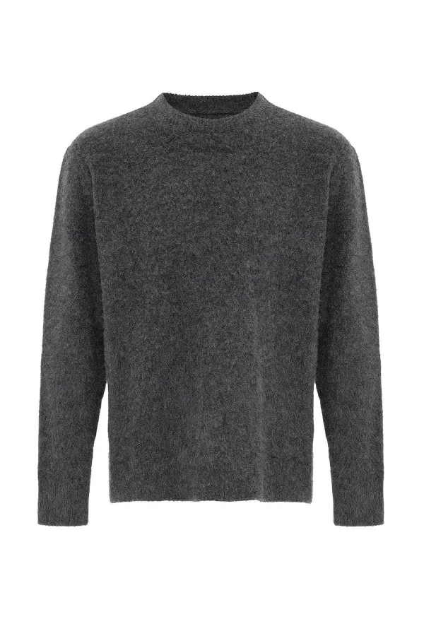 Antioch Antrasit Yün Görünümlü Erkek Kazak