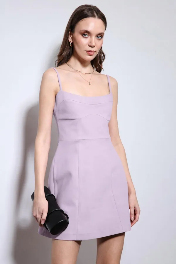 Robe à bretelles lilas Antioch Robe à bretelles lilas Antioch