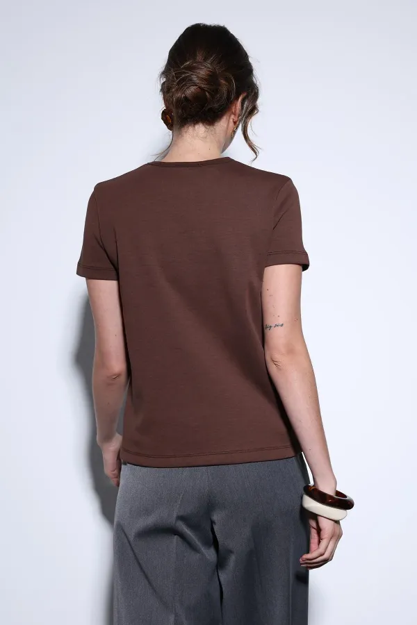 T-shirt basique pour femmes Antioch Coffee