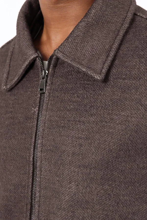 Veste pour homme Antioch Coffee en laine mélangée