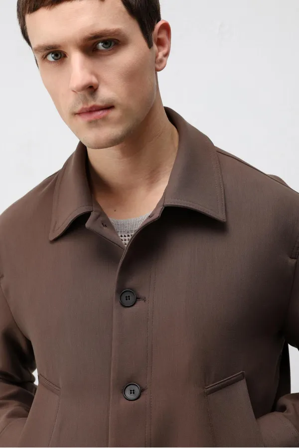 Antioch Coffee Relaxed Fit Spring Men's Jacket