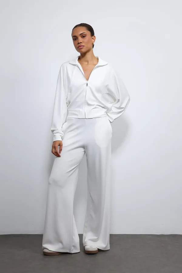 Ensemble de survêtement rayé à jambes larges Antioch Off-White