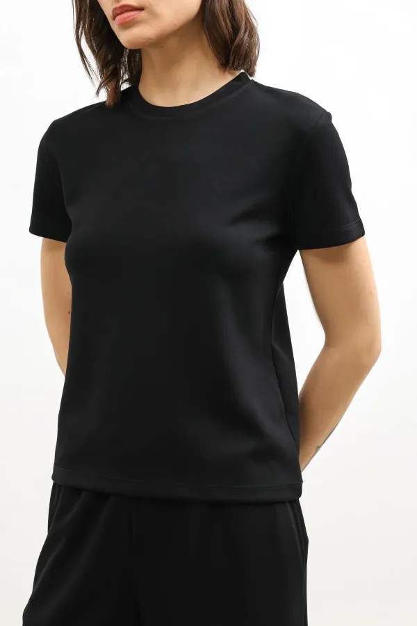 Antioch Siyah Dökümlü Kadın Eşofman Takım