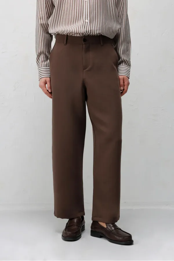 Antioch Kahve Relaxed Fit Erkek Pantolon