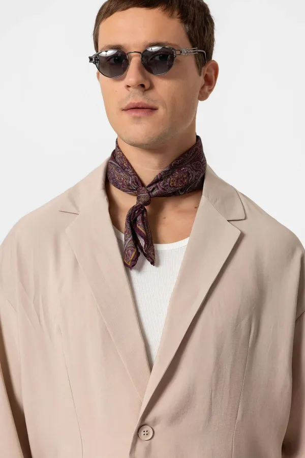 Antioch Bej Oversize Astarsız Erkek Blazer Ceket