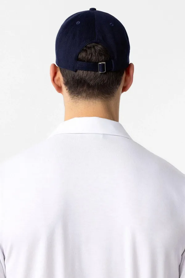 Chapeau brodé bleu marine Antioch pour homme