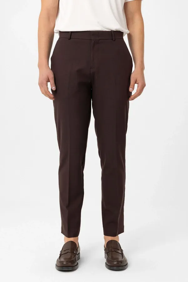 Antioch Coffee Slim Fit Comfort Men's Trousers