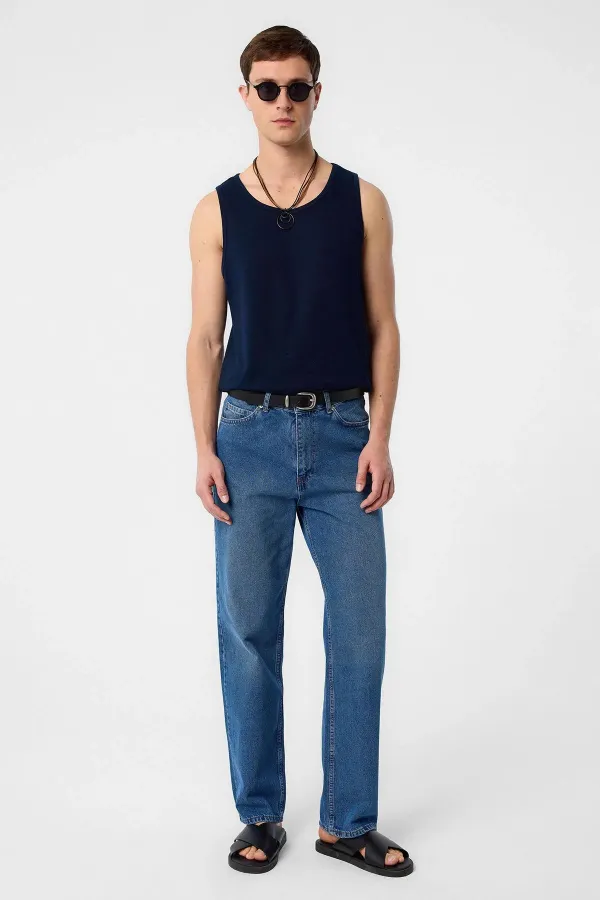 Débardeur basique Antioch Navy pour homme