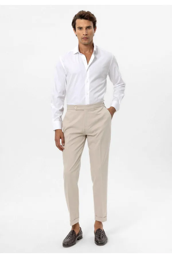 Antioch Taş Yüksek Bel Regular Fit Erkek Pantolon