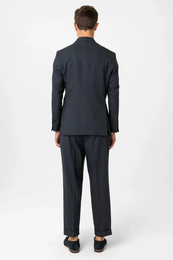 Costume homme Antioch bleu marine croisé coupe italienne