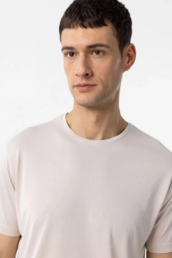 T-shirt homme Antioch Stone coupe classique en tissu technique modal
