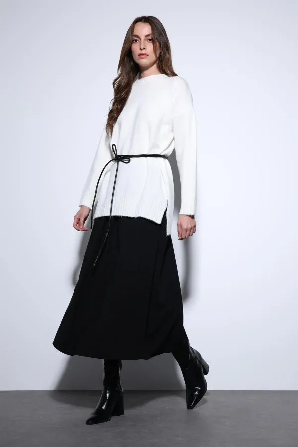 Pull Antioch Off-White pour femme avec détail fendu