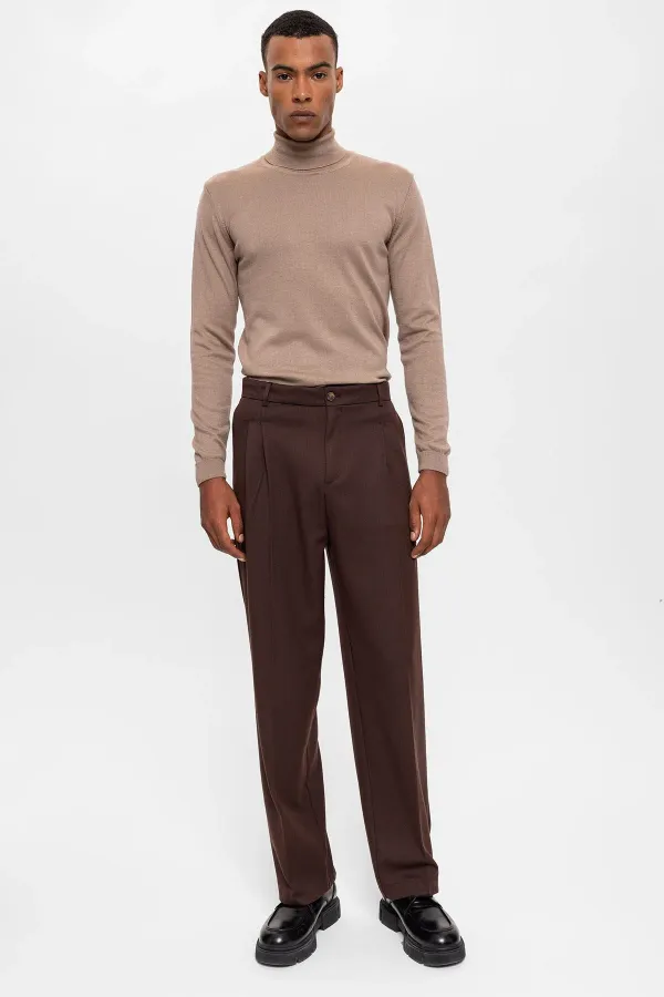 Pull à col roulé long en vison Antioch pour homme