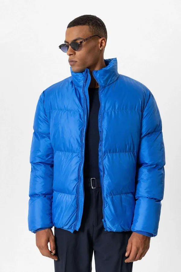 Antioch Saks High Collar Rubber Padded Jacket