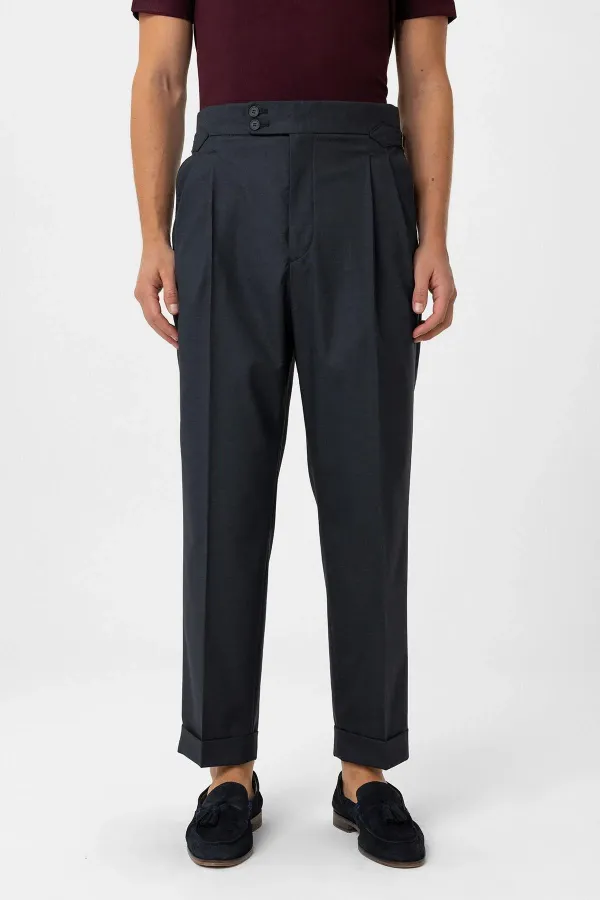 Costume homme Antioch bleu marine croisé coupe italienne