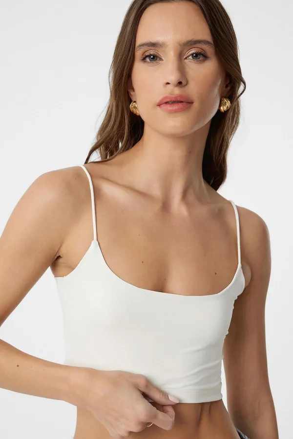 Antioch Siyah-Ekru 2'Li Paket Kadın Askılı Top