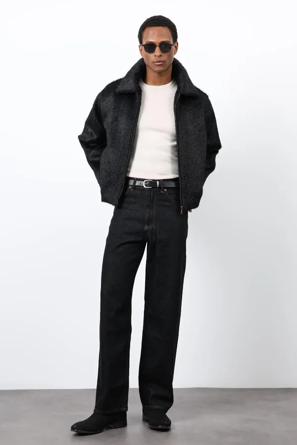 Antioch Siyah Yumuşak Dokulu Erkek Mont