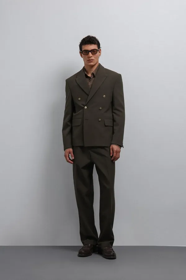 Antioch Haki Kruvaze Erkek Blazer Ceket Antioch Haki Kruvaze Erkek Blazer Ceket