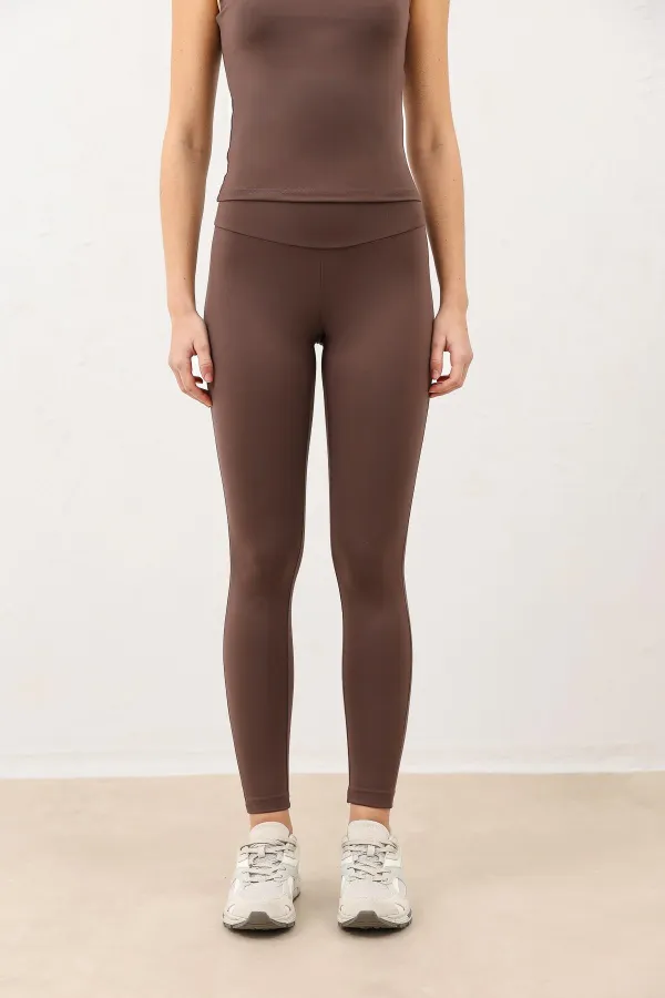 Leggings taille haute Antioch Coffee