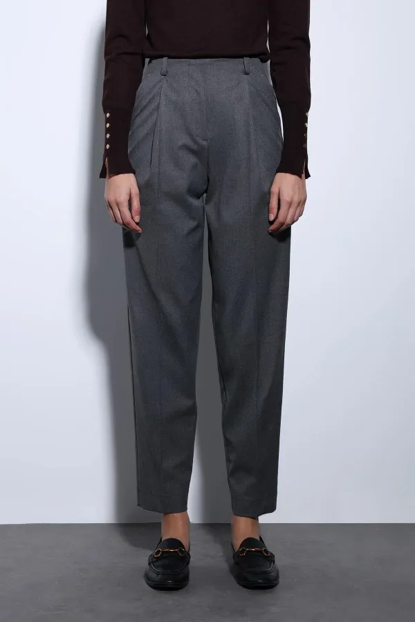 Antioch Antrasit Pensli Kadın Pantolon