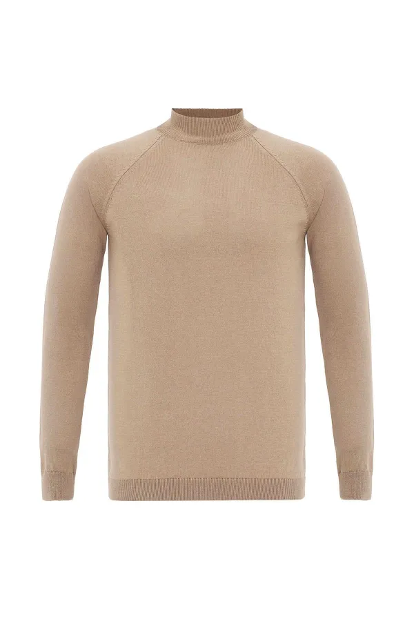 Antioch Vizon Yarım Boğazlı Erkek Triko