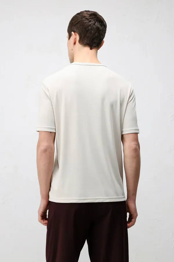 Antioch Stone Button Collar Men's T-Shirt