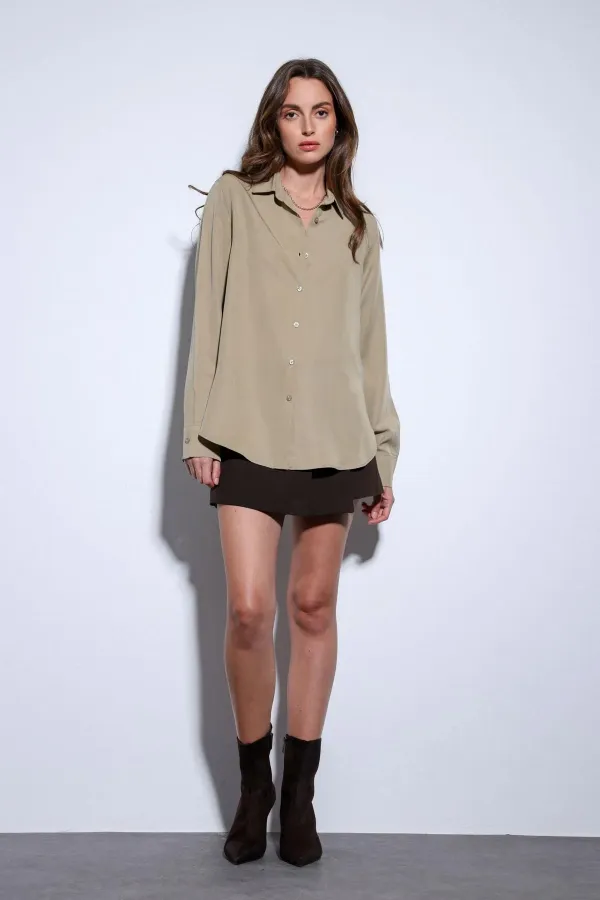 Chemise Antioch Khaki Premium pour femmes