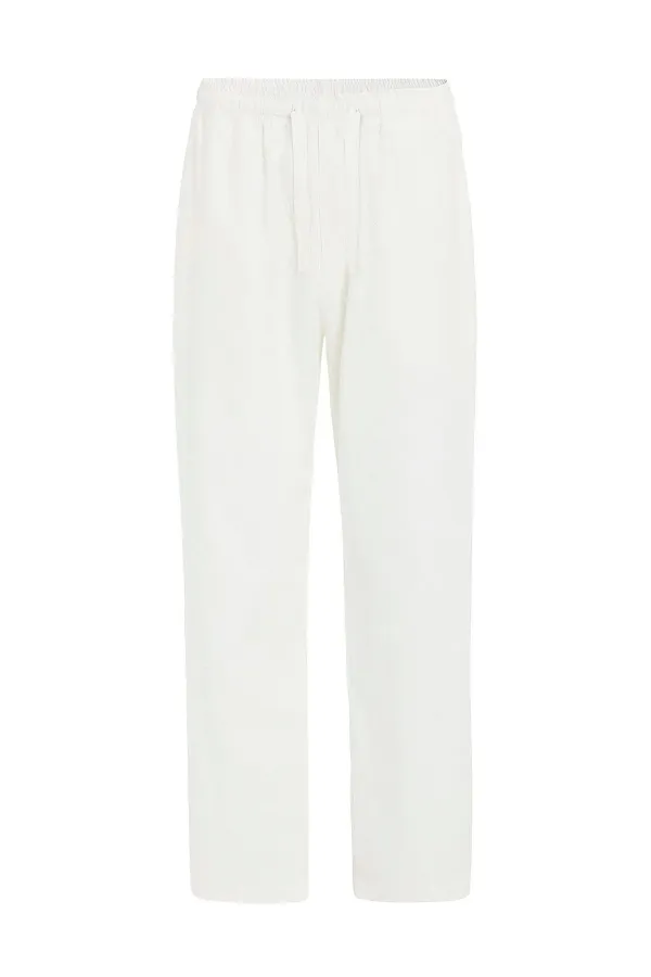 Antioch Ecru Linen Blend Jogger Men's Pants