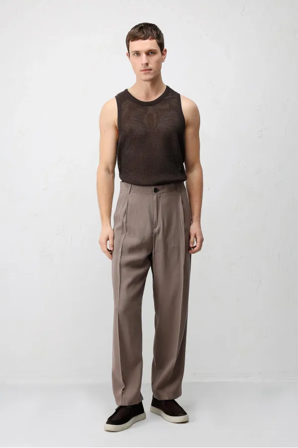 Pantalon pour homme en tissu modal Antioch Mink