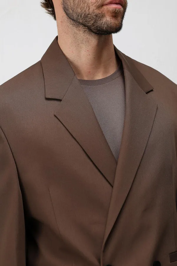 Antioch Coffee Relaxed Fit Men's Blazer Jacket