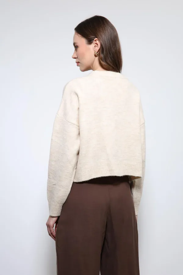 Antioch Taş Yün Karışımlı Hırka