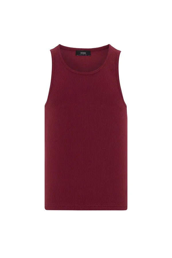 Antioch Bordo Slim Fit Erkek Atlet