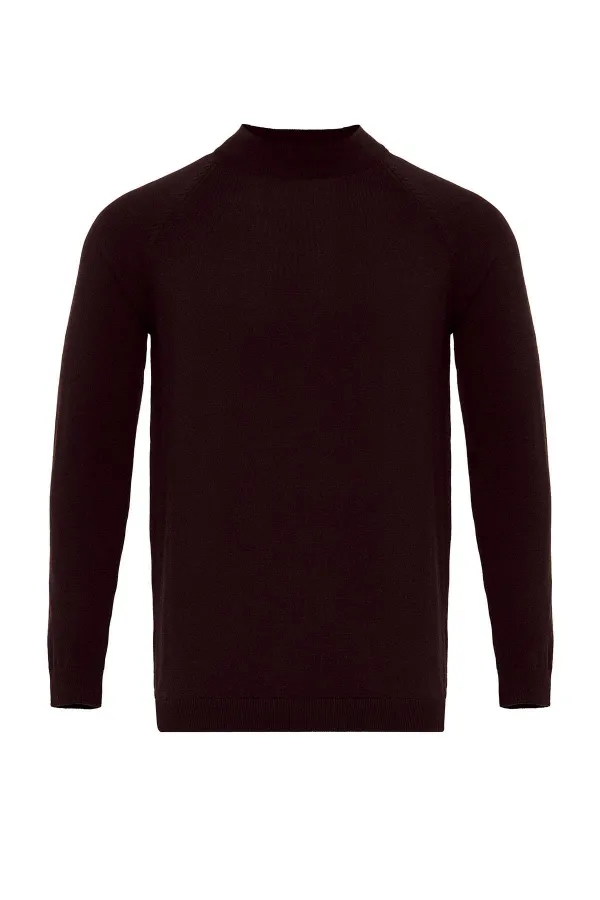 Antioch Mürdüm Yarım Boğazlı Erkek Triko