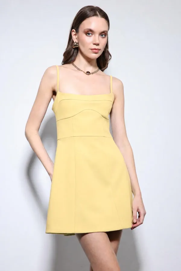 Antioch Yellow Strappy Dress Antioch Yellow Strappy Dress