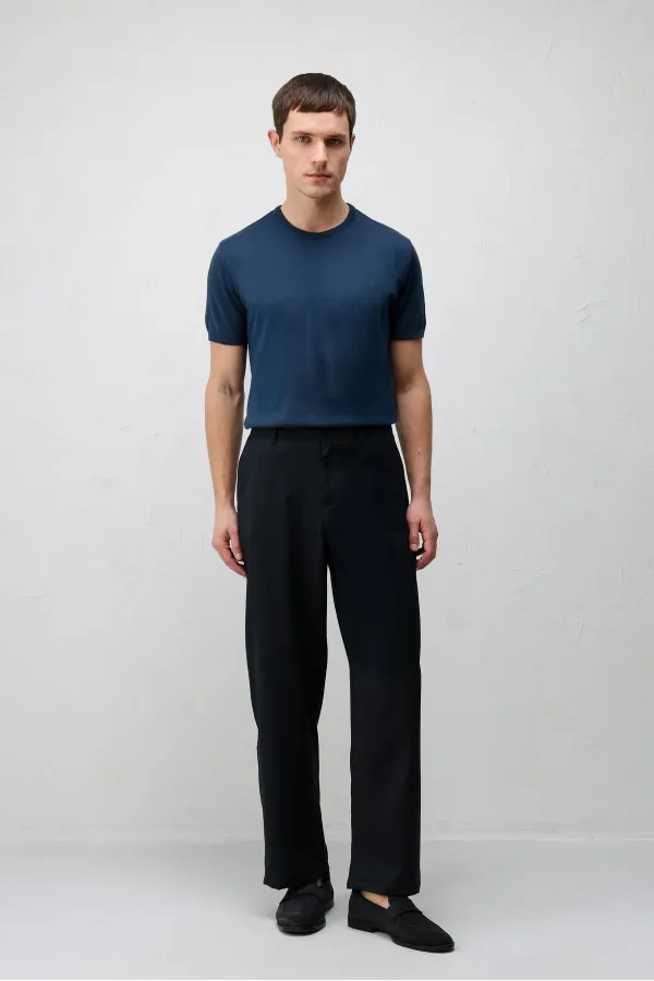 Antioch İndigo Comfort Slim Triko T-Shirt