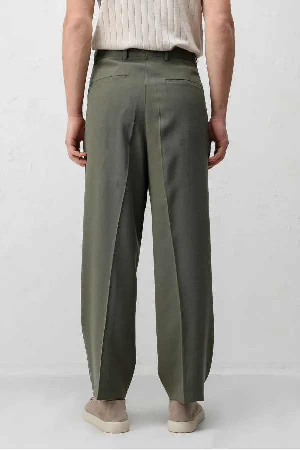 Pantalon pour homme Antioch en tissu modal kaki